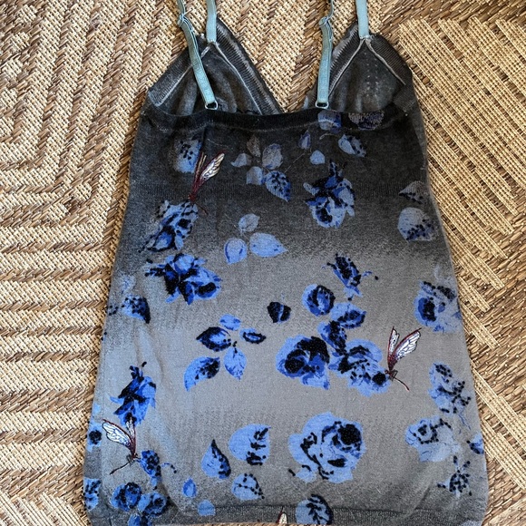 NWOT. Cashmere Spaghetti Tank Top. - Picture 2 of 9